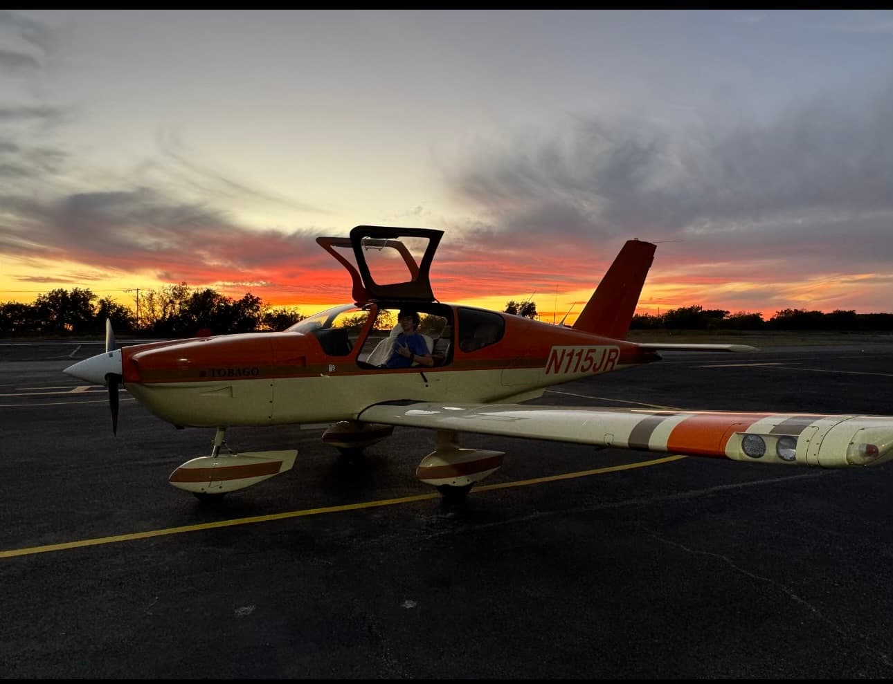 TB10 aircraft at Hicks Airfield, Fort Worth TX