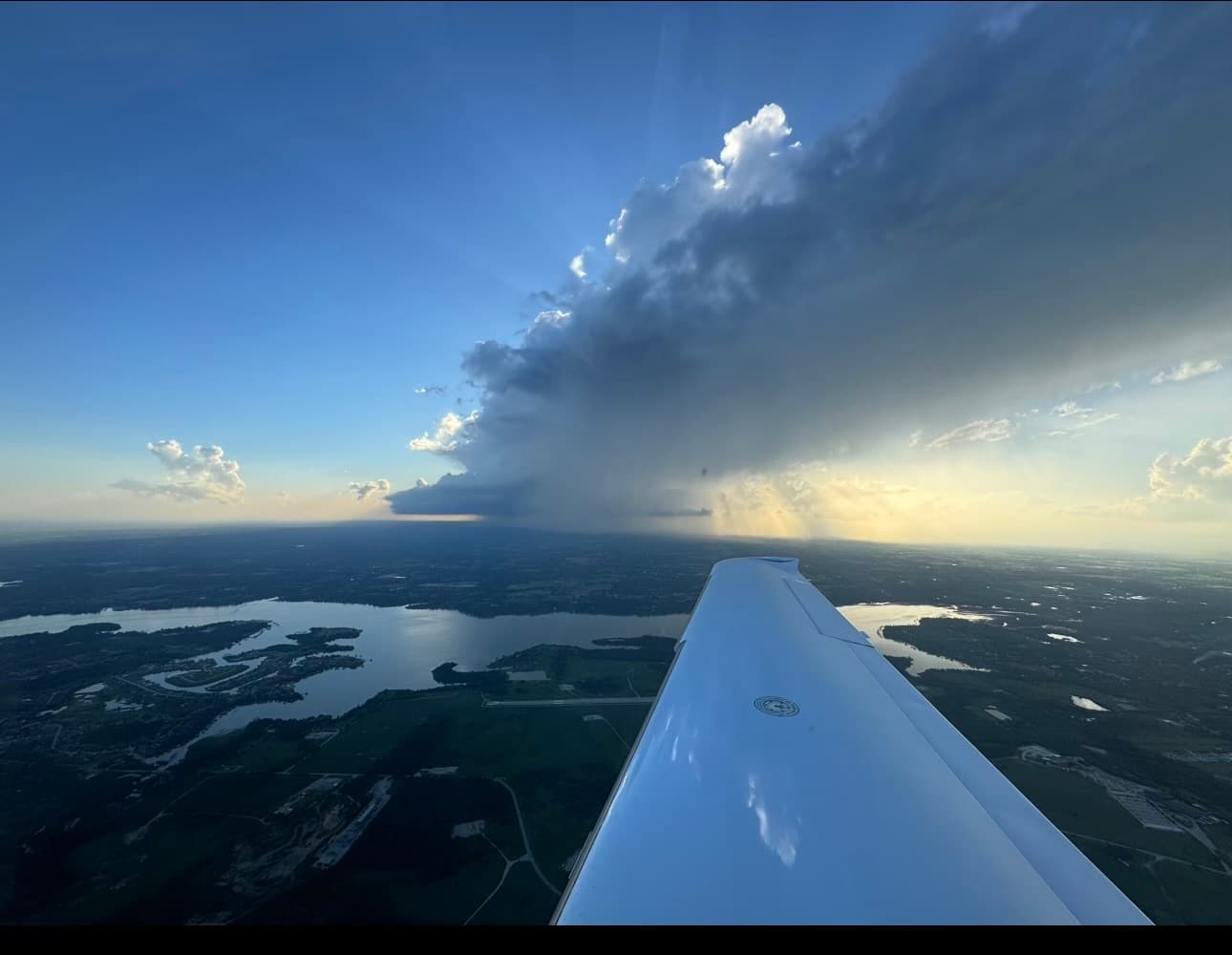 Aerial sightseeing tour over the DFW area